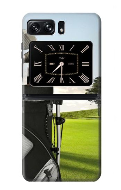 S0067 ゴルフ Golf Motorola Moto Razr 2022 バックケース、フリップケース・カバー