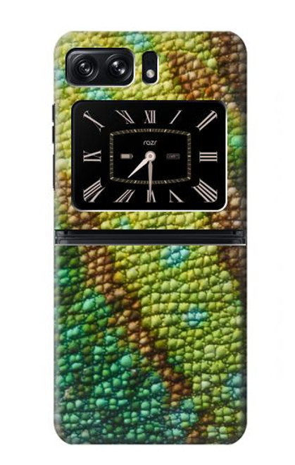 S3057 トカゲのスキングラフィックプリント Lizard Skin Graphic Printed Motorola Moto Razr 2022 バックケース、フリップケース・カバー