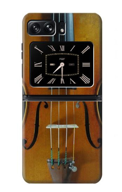 S3234 バイオリン Violin Motorola Moto Razr 2022 バックケース、フリップケース・カバー
