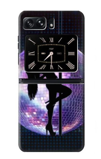 S3284 セクシーな女の子ディスコポールダンス Sexy Girl Disco Pole Dance Motorola Moto Razr 2022 バックケース、フリップケース・カバー