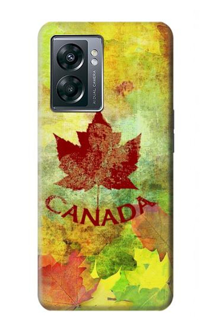 S2523 カナダ秋のメープルリーフ Canada Autumn Maple Leaf OnePlus Nord N300 バックケース、フリップケース・カバー