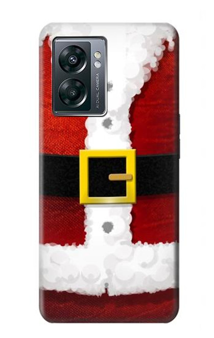 S2846 クリスマス・サンタクロース・コスチューム Christmas Santa Red Suit OnePlus Nord N300 バックケース、フリップケース・カバー
