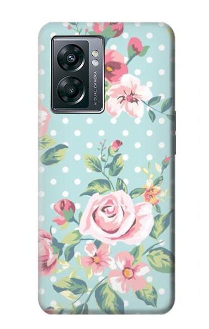 S3494 ヴィンテージローズポルカドット Vintage Rose Polka Dot OnePlus Nord N300 バックケース、フリップケース・カバー