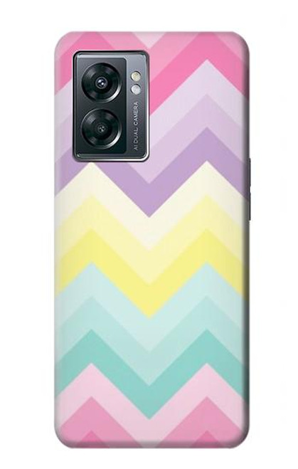 S3514 虹色ジグザグ Rainbow Zigzag OnePlus Nord N300 バックケース、フリップケース・カバー