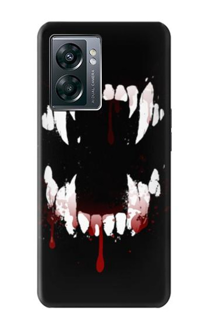 S3527 吸血鬼の歯 Vampire Teeth Bloodstain OnePlus Nord N300 バックケース、フリップケース・カバー