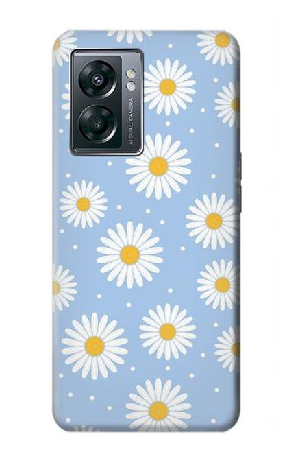 S3681 デイジーの花のパターン Daisy Flowers Pattern OnePlus Nord N300 バックケース、フリップケース・カバー