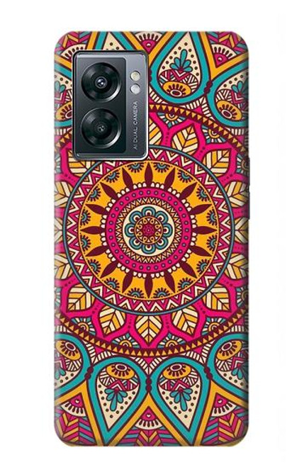 S3694 ヒッピーアートパターン Hippie Art Pattern OnePlus Nord N300 バックケース、フリップケース・カバー
