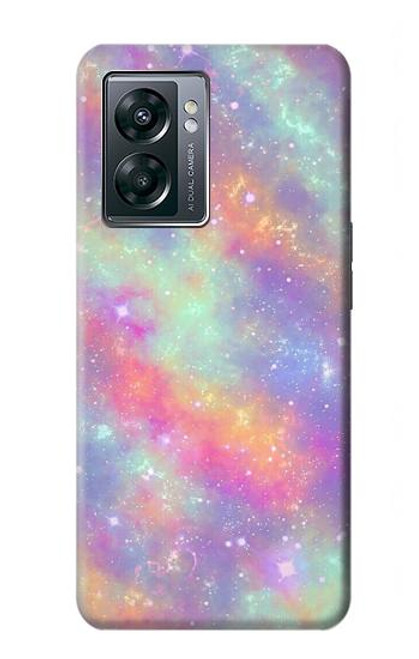S3706 パステルレインボーギャラクシーピンクスカイ Pastel Rainbow Galaxy Pink Sky OnePlus Nord N300 バックケース、フリップケース・カバー