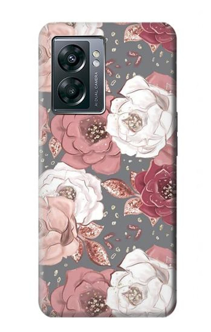 S3716 バラの花柄 Rose Floral Pattern OnePlus Nord N300 バックケース、フリップケース・カバー