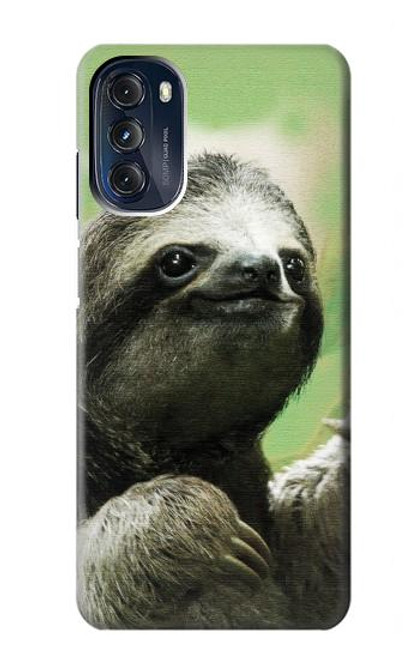 S2708 笑顔のナマケ Smiling Sloth Motorola Moto G 5G (2023) バックケース、フリップケース・カバー