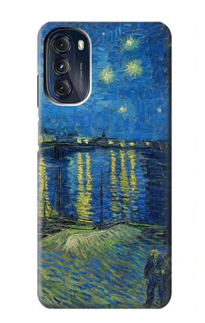 S3336 ヴァン・ゴッホローソンの星空 Van Gogh Starry Night Over the Rhone Motorola Moto G 5G (2023) バックケース、フリップケース・カバー