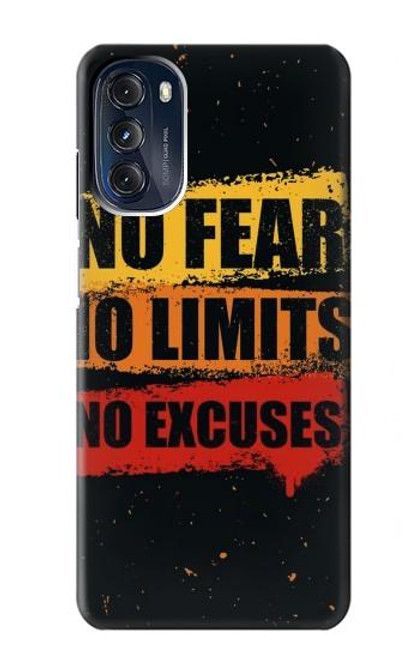 S3492 恐れのない言い訳のない No Fear Limits Excuses Motorola Moto G 5G (2023) バックケース、フリップケース・カバー