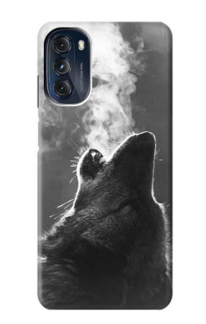 S3505 オオカミ Wolf Howling Motorola Moto G 5G (2023) バックケース、フリップケース・カバー
