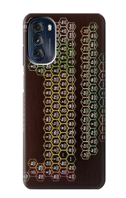 S3544 ネオンハニカム周期表 Neon Honeycomb Periodic Table Motorola Moto G 5G (2023) バックケース、フリップケース・カバー
