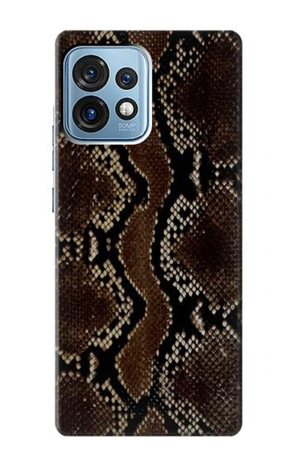 S0553 蛇の皮膚 グラフィックプリント Snake Skin Motorola Edge+ (2023), X40, X40 Pro, Edge 40 Pro バックケース、フリップケース・カバー