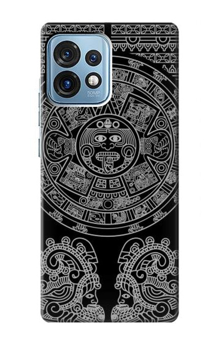 S1838 マヤパターン Mayan Pattern Motorola Edge+ (2023), X40, X40 Pro, Edge 40 Pro バックケース、フリップケース・カバー