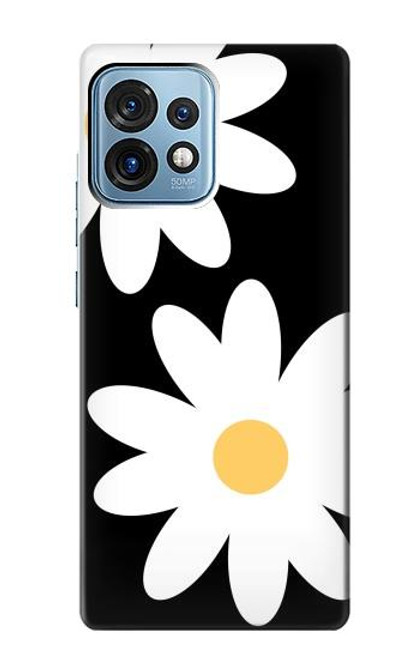 S2315 デイジー白い花 Daisy White Flowers Motorola Edge+ (2023), X40, X40 Pro, Edge 40 Pro バックケース、フリップケース・カバー