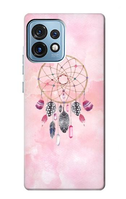 S3094 ドリームキャッチャー 水彩 Dreamcatcher Watercolor Painting Motorola Edge+ (2023), X40, X40 Pro, Edge 40 Pro バックケース、フリップケース・カバー