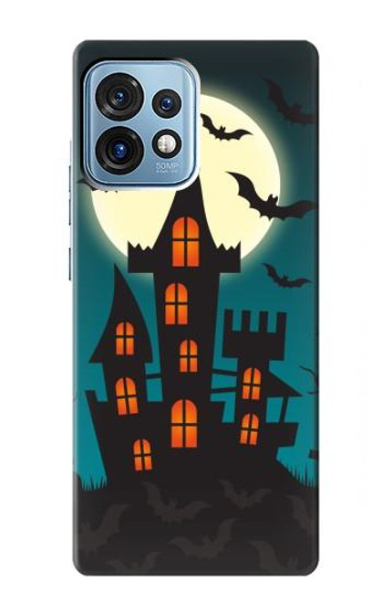 S3268 ハロウィンフェスティバル城 Halloween Festival Castle Motorola Edge+ (2023), X40, X40 Pro, Edge 40 Pro バックケース、フリップケース・カバー