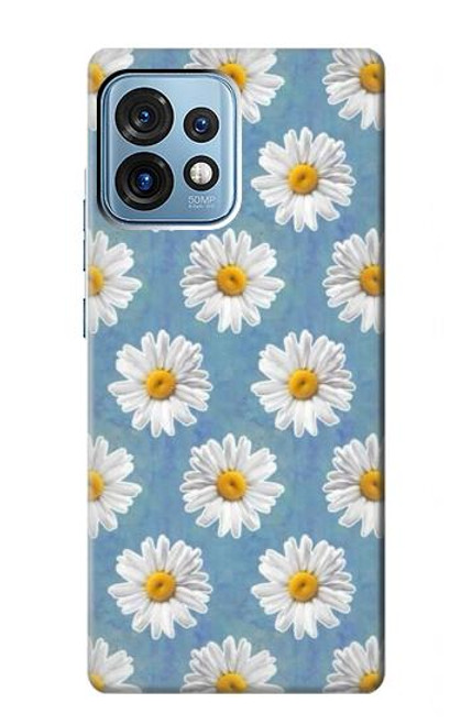 S3454 フローラルデイジー Floral Daisy Motorola Edge+ (2023), X40, X40 Pro, Edge 40 Pro バックケース、フリップケース・カバー