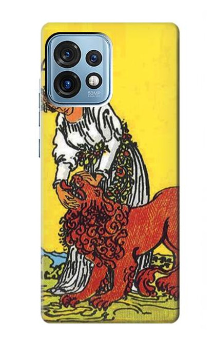 S3458 タロットカード 力 Strength Tarot Card Motorola Edge+ (2023), X40, X40 Pro, Edge 40 Pro バックケース、フリップケース・カバー