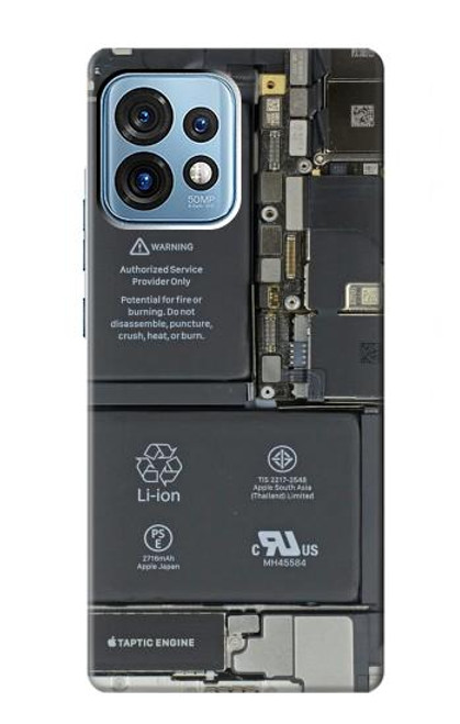 S3467 携帯電話の中のグラフィック Inside Mobile Phone Graphic Motorola Edge+ (2023), X40, X40 Pro, Edge 40 Pro バックケース、フリップケース・カバー