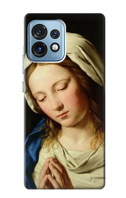 S3476 聖母マリアの祈り Virgin Mary Prayer Motorola Edge+ (2023), X40, X40 Pro, Edge 40 Pro バックケース、フリップケース・カバー
