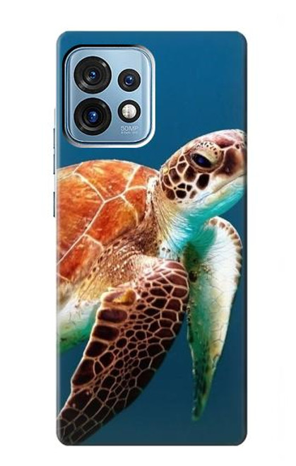 S3497 ウミガメ Green Sea Turtle Motorola Edge+ (2023), X40, X40 Pro, Edge 40 Pro バックケース、フリップケース・カバー