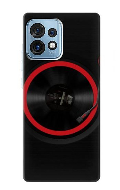 S3531 スピニングレコードプレーヤー Spinning Record Player Motorola Edge+ (2023), X40, X40 Pro, Edge 40 Pro バックケース、フリップケース・カバー