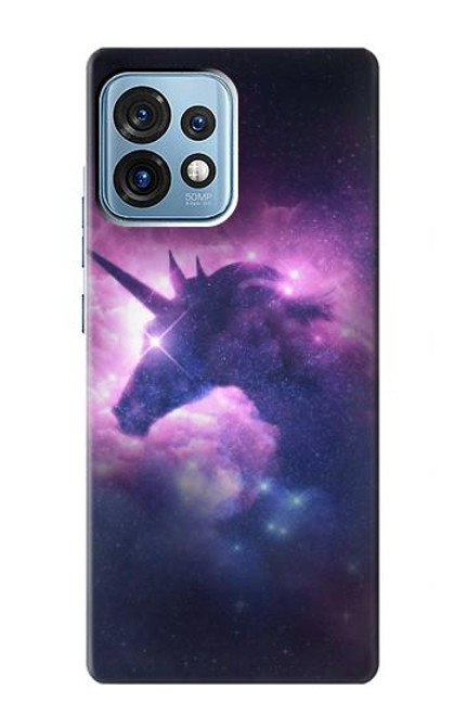 S3538 ユニコーンギャラクシー Unicorn Galaxy Motorola Edge+ (2023), X40, X40 Pro, Edge 40 Pro バックケース、フリップケース・カバー