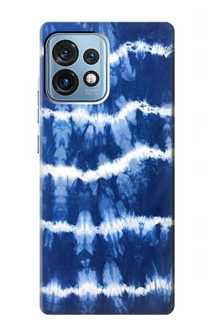 S3671 ブルータイダイ Blue Tie Dye Motorola Edge+ (2023), X40, X40 Pro, Edge 40 Pro バックケース、フリップケース・カバー