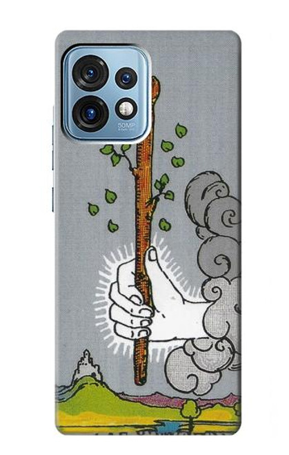 S3723 タロットカードワンドの時代 Tarot Card Age of Wands Motorola Edge+ (2023), X40, X40 Pro, Edge 40 Pro バックケース、フリップケース・カバー