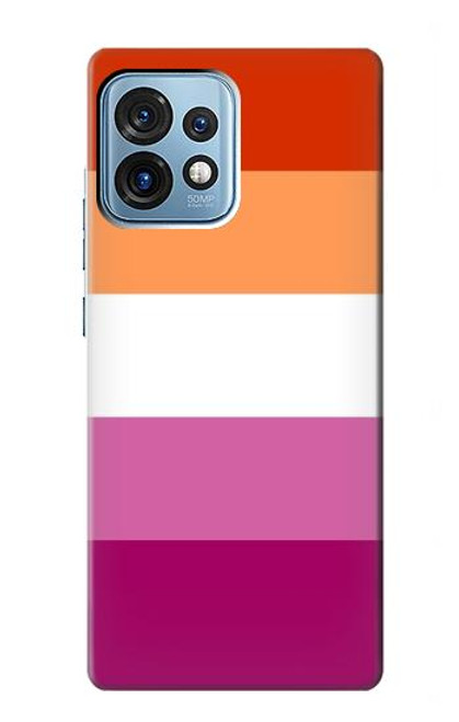 S3887 レズビアンプライドフラッグ Lesbian Pride Flag Motorola Edge+ (2023), X40, X40 Pro, Edge 40 Pro バックケース、フリップケース・カバー