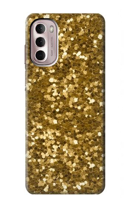 S3388 ゴールドラメグラフィックプリント Gold Glitter Graphic Print Motorola Moto G Stylus 4G (2022) バックケース、フリップケース・カバー