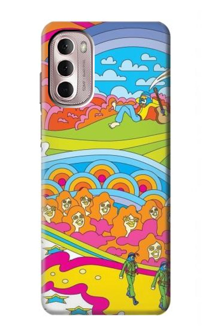 S3407 ヒッピーアート Hippie Art Motorola Moto G Stylus 4G (2022) バックケース、フリップケース・カバー