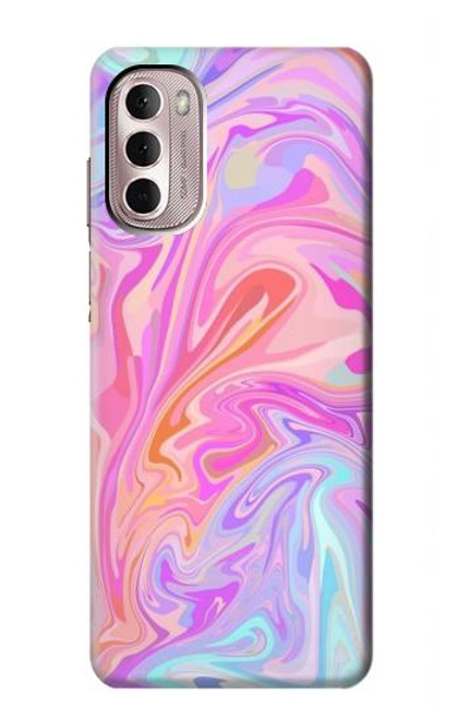 S3444 デジタルアートカラフルな液体 Digital Art Colorful Liquid Motorola Moto G Stylus 4G (2022) バックケース、フリップケース・カバー