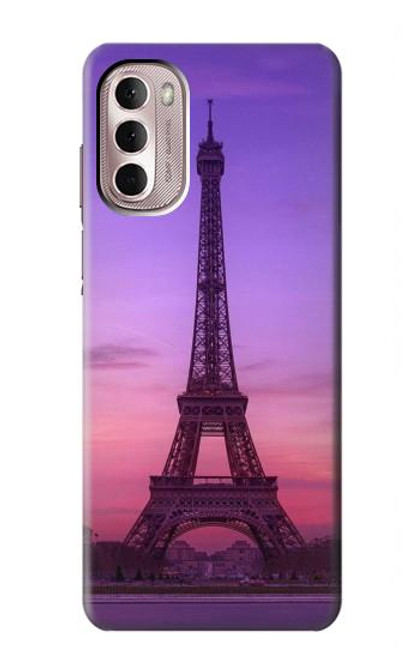 S3447 エッフェルパリの夕日 Eiffel Paris Sunset Motorola Moto G Stylus 4G (2022) バックケース、フリップケース・カバー