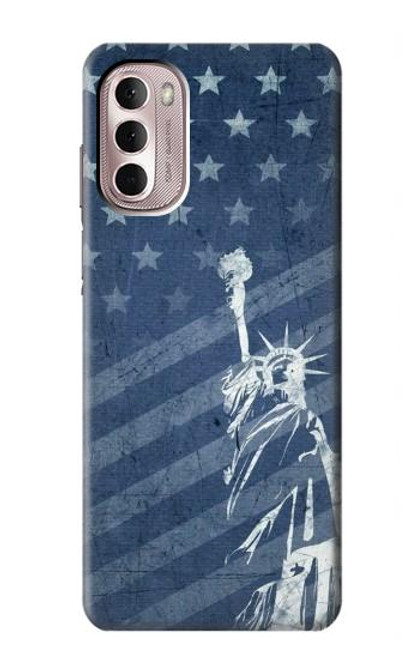 S3450 米国旗の自由の女神 US Flag Liberty Statue Motorola Moto G Stylus 4G (2022) バックケース、フリップケース・カバー