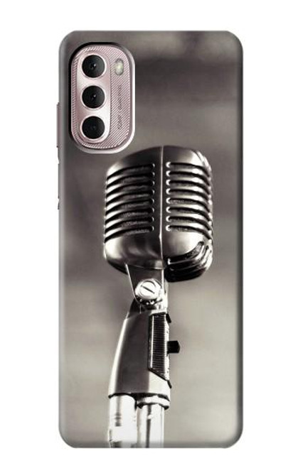 S3495 ヴィンテージのマイク Vintage Microphone Motorola Moto G Stylus 4G (2022) バックケース、フリップケース・カバー