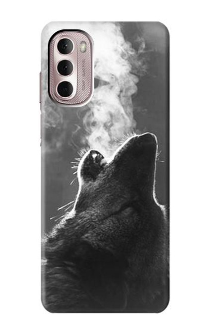 S3505 オオカミ Wolf Howling Motorola Moto G Stylus 4G (2022) バックケース、フリップケース・カバー