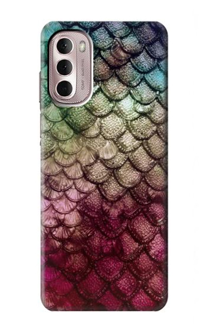 S3539 人魚の鱗 Mermaid Fish Scale Motorola Moto G Stylus 4G (2022) バックケース、フリップケース・カバー