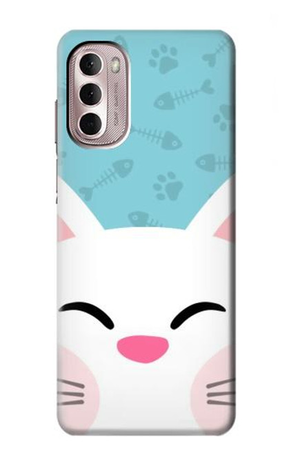 S3542 かわいい猫漫画 Cute Cat Cartoon Motorola Moto G Stylus 4G (2022) バックケース、フリップケース・カバー