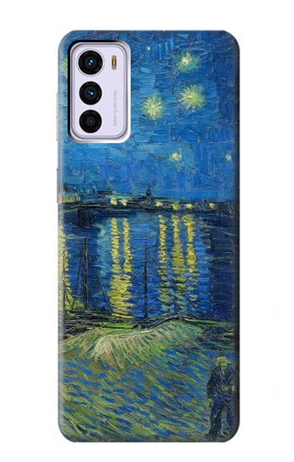 S3336 ヴァン・ゴッホローソンの星空 Van Gogh Starry Night Over the Rhone Motorola Moto G42 バックケース、フリップケース・カバー