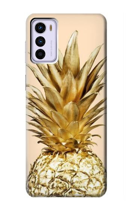 S3490 ゴールドパイナップル Gold Pineapple Motorola Moto G42 バックケース、フリップケース・カバー