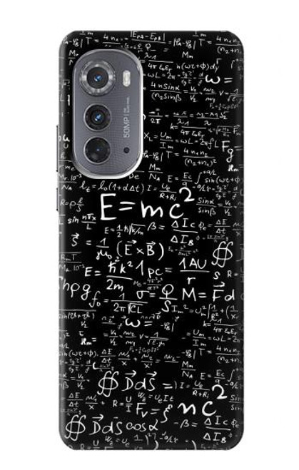 S2574 数学物理学黒板式 Mathematics Physics Blackboard Equation Motorola Edge (2022) バックケース、フリップケース・カバー