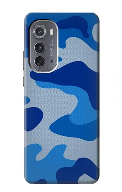S2958 陸軍青迷彩 Army Blue Camo Camouflage Motorola Edge (2022) バックケース、フリップケース・カバー