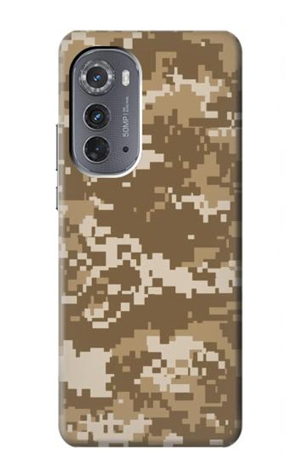 S3294 陸軍砂漠タンコヨーテカモ迷彩 Army Desert Tan Coyote Camo Camouflage Motorola Edge (2022) バックケース、フリップケース・カバー