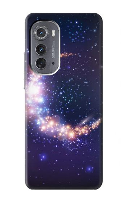 S3324 彎月・月・ギャラクシー Crescent Moon Galaxy Motorola Edge (2022) バックケース、フリップケース・カバー
