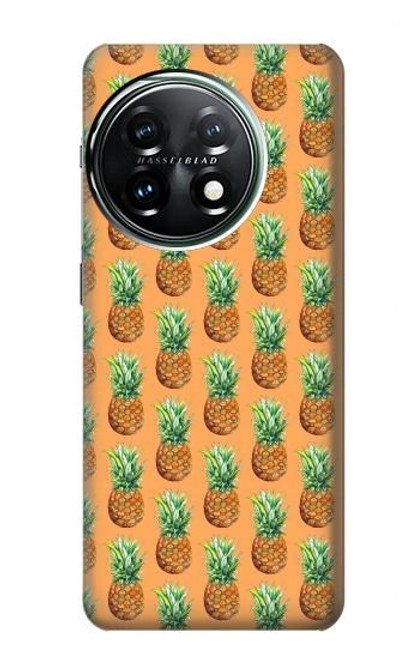 S3258 パイナップル柄 Pineapple Pattern OnePlus 11 バックケース、フリップケース・カバー