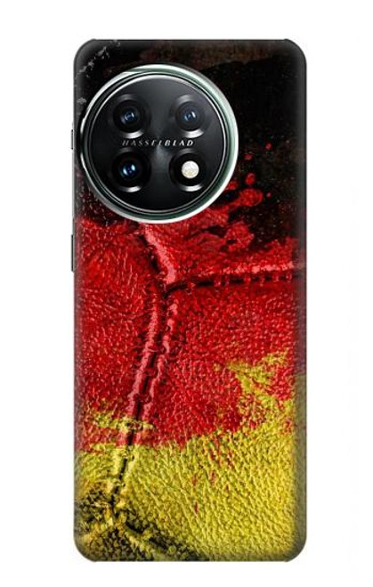 S3303 ドイツの旗ビンテージフットボールのグラフィック Germany Flag Vintage Football Graphic OnePlus 11 バックケース、フリップケース・カバー